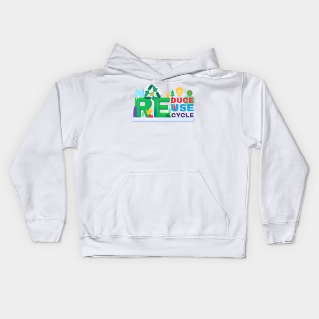 Global Warming Kids Hoodie by Creative Has